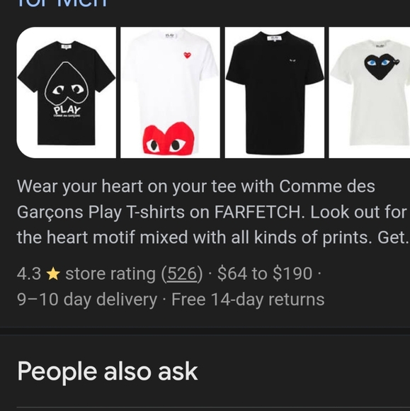 Comme des Garçons T-Shirt - Picture 4 of 6